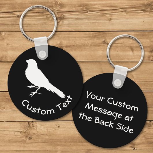 立ちカナリバードキーチェーン キーホルダー