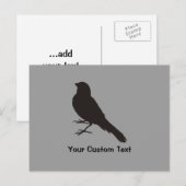 立ちカナリバード ポストカード (正面/裏面)