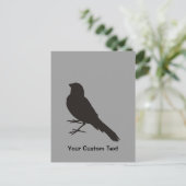 立ちカナリバード ポストカード (スタンド正面)