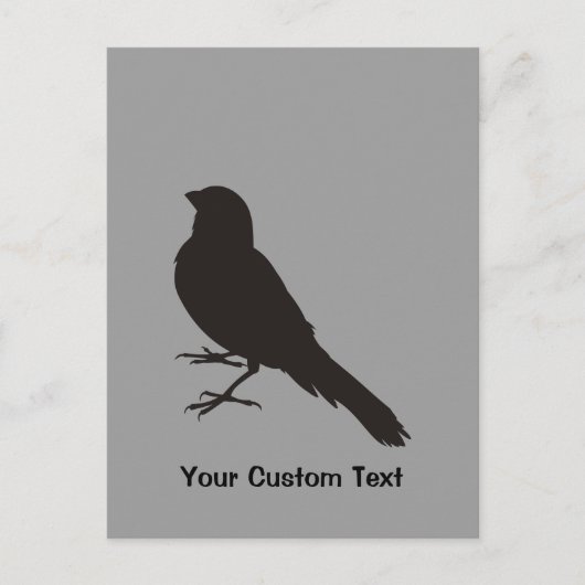 立ちカナリバード ポストカード (正面)