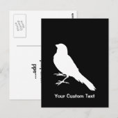 立ちカナリバード ポストカード (正面/裏面)