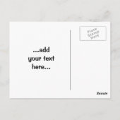 立ちカナリバード ポストカード (裏面)