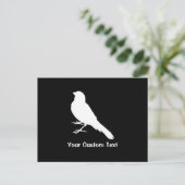 立ちカナリバード ポストカード (スタンド正面)