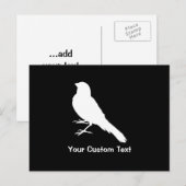 立ちカナリバード ポストカード (正面/裏面)