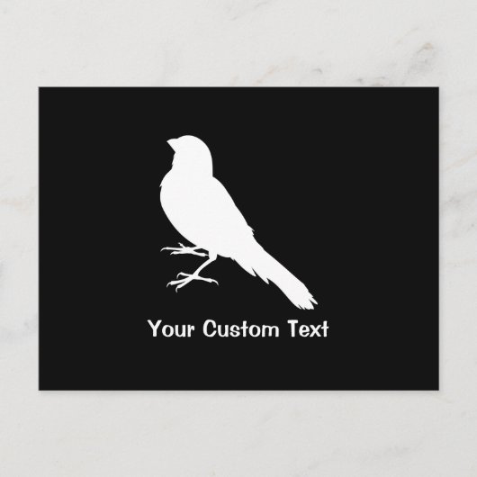 立ちカナリバード ポストカード (正面)