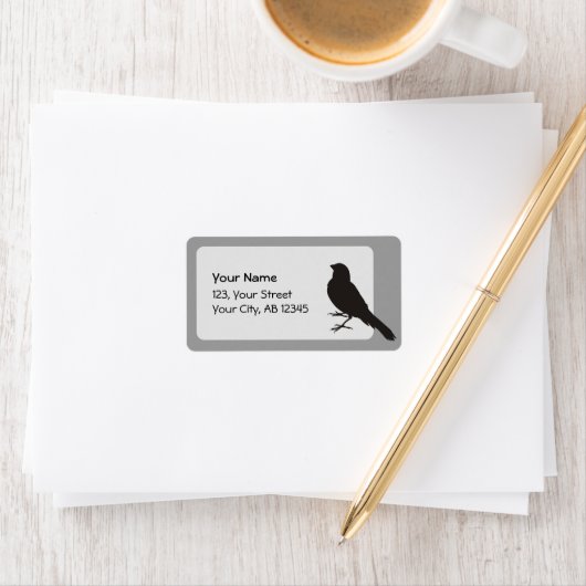 立ちカナリバード ラベル (インサイチュ)