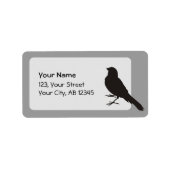 立ちカナリバード ラベル (正面)