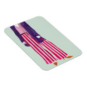 立ちファッション姿ストライプの – パンツ マグネット (右側)