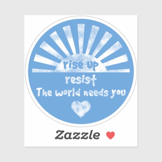 立ち上がって丸ビニールシールに抵抗 シール (シート)