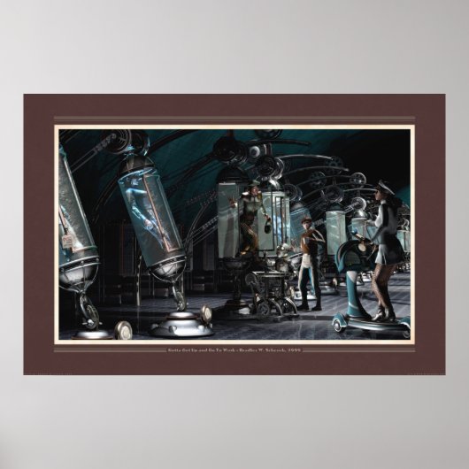 立ち上がって仕事に行く(30x20インチ) ポスター (正面)