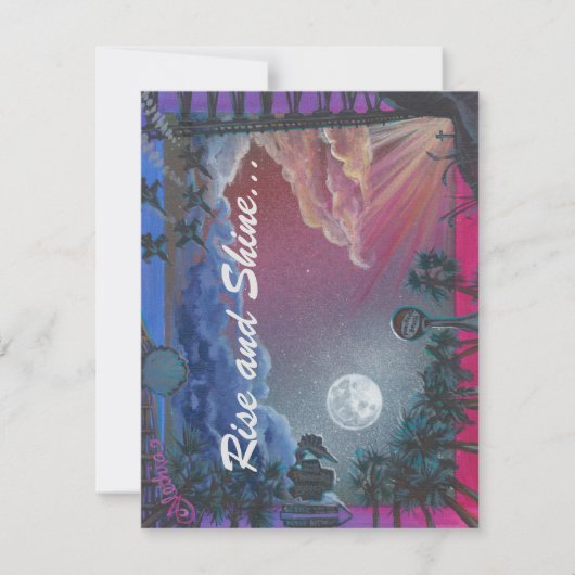 「立ち上がって輝き・・・時間が来た!」 ペンサコーラ 招待状 (正面)