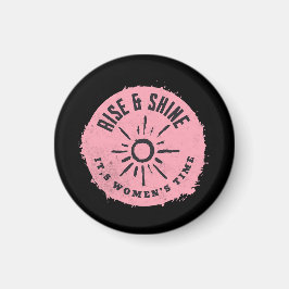 立ち上がって輝く、女の時 マグネット