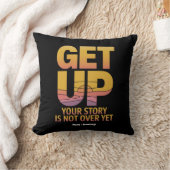 立ち上がって、君の話はまだ終わってないやる気を起こさせる クッション (ブランケット)