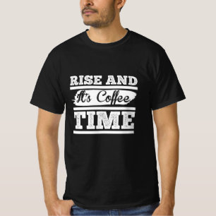 立ち上がりとコーヒーの時間 Tシャツ