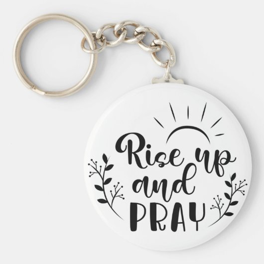 立ち上がりボタンキ祈ーチェーン キーホルダー (正面)