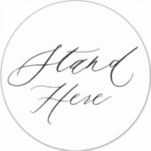 立ち上がり大床標示社会距離店 シール (正面)