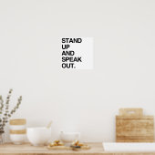 立ち上がり話る ポスター (キッチン)