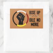 立ち上がり – アイドルNo Moreステッカー 長方形シール (バッグ)