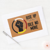 立ち上がり – アイドルNo Moreステッカー 長方形シール (封筒)