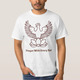 立ち上がるたびに強くなる - フェニックス看護師デザイン Tシャツ