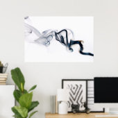 立ち上がる煙 ポスター (ホームオフィス)