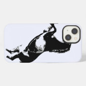 立ち上がる馬 iPhoneケース (裏面横)
