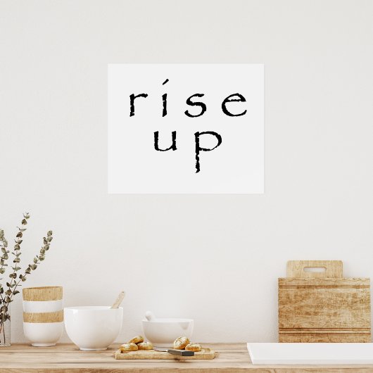 立ち上がる ポスター (キッチン)