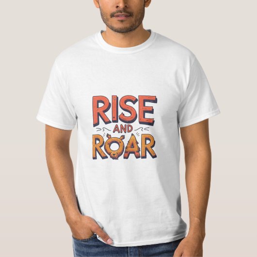 立ち上がれ、そして吼えろ Tシャツ (正面)