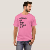 立ち上がれ 声をあげろ Tシャツ (正面フル)