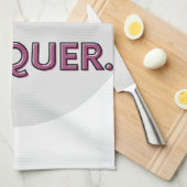 立ち上がれ。抵抗しろ。征服しろ。 キッチンタオル (四つ折り)