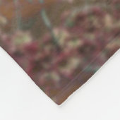 立ち下がったチータ フリースブランケット (角)