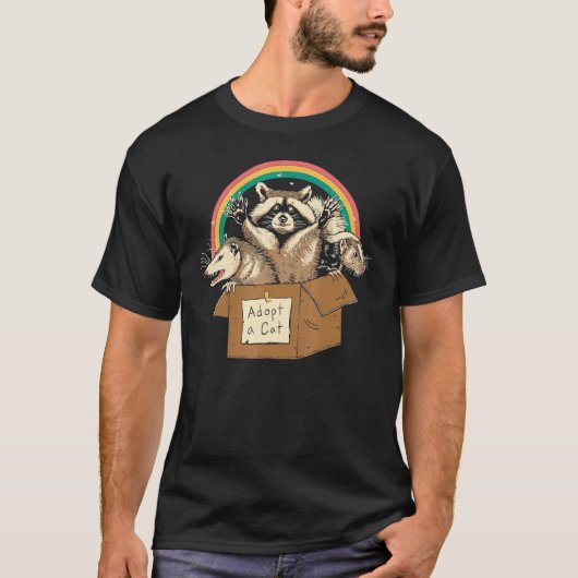 立ち入り禁止の子猫を養子に Tシャツ (正面)