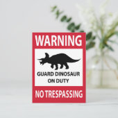 立ち入り禁止標識 ポストカード (スタンド正面)