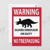 立ち入り禁止標識 ポストカード (正面/裏面)