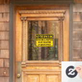 立ち入り禁止 ウィンドウサイン (ホームデコレーション)