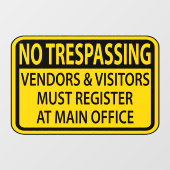 立ち入り禁止 ウィンドウサイン (シート)