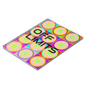 「立ち入り禁止」ノートブック ノートブック (左側)