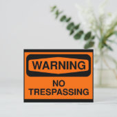 立ち入り禁止 ポストカード (スタンド正面)