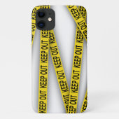 立ち入り禁止 ポリスライン 3D Case-Mate iPhoneケース (裏面)