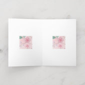 立ち去れ - 勇気の賦与の詩 ポスター 箔グリーティングカード (内側レイダウン)