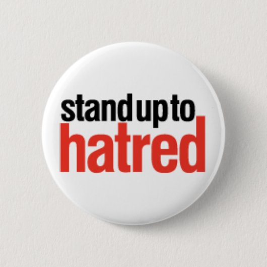 立ち向か憎悪ボタン 缶バッジ (正面)