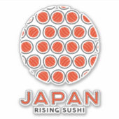 立ち寿司 シール (正面)