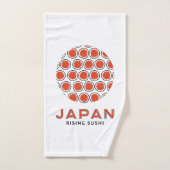 立ち寿司 バスタオルセット (ハンドタオル)