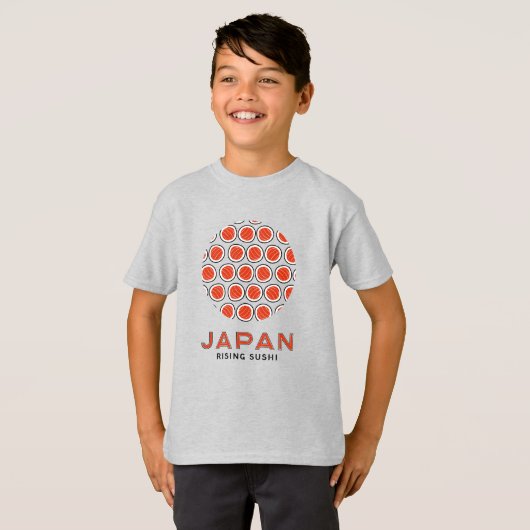 立ち寿司 Tシャツ (正面フル)