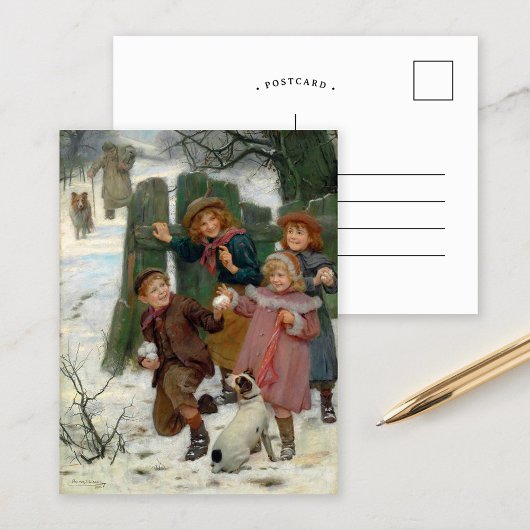 立ち止まれ、こ来こ | アーサー・ジョン・エルセリ ポストカード