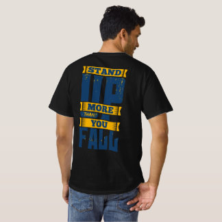 立ち直る回数を増やそう モチベーション  Tシャツ