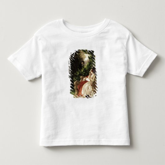 立ち聞きする人1868年 トドラーTシャツ (正面)