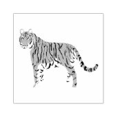 立ち虎の木のアートスタンプ ラバースタンプ (インプリント)