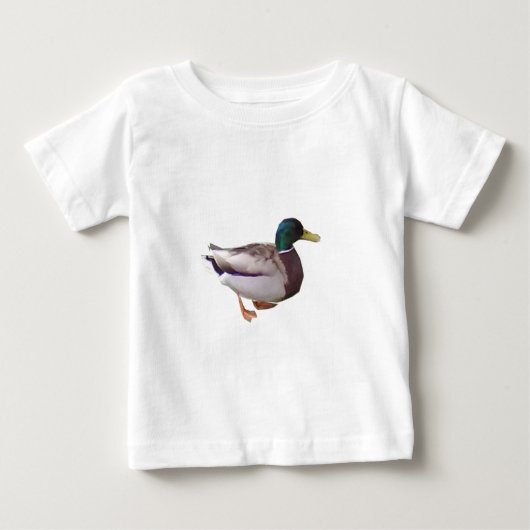 立っているアヒル ベビーTシャツ (正面)