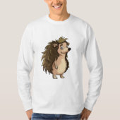 立っているハリネズミ Tシャツ (正面)